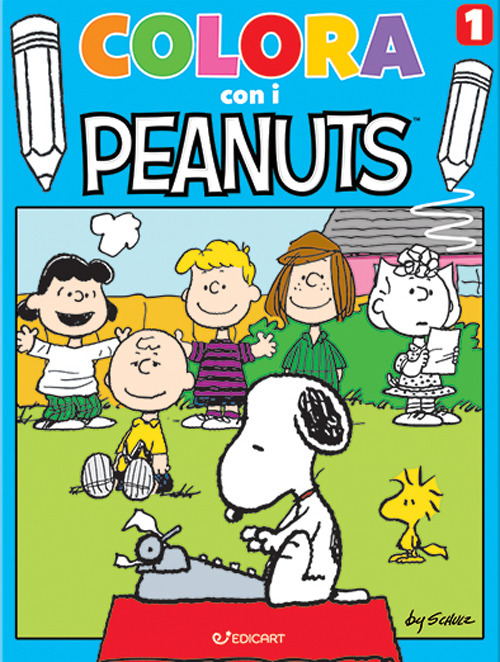 Colora con i Peanuts. Vol. 1: Blu