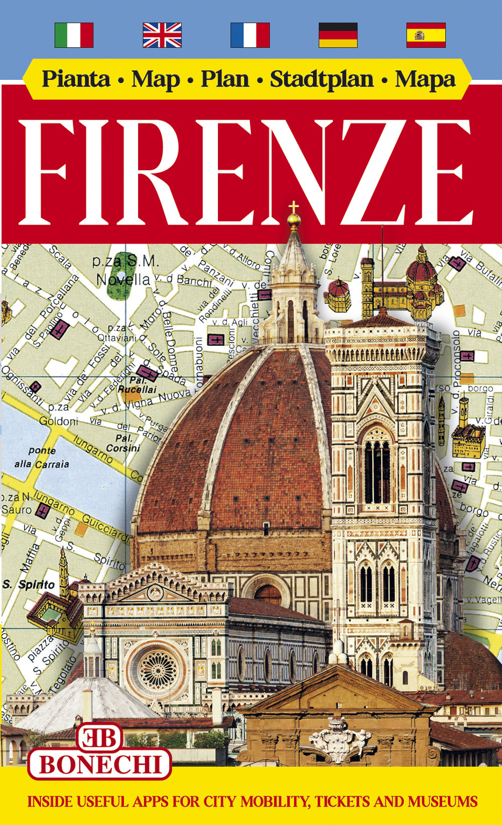 Pianta di Firenze monumentale