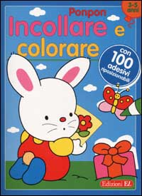 Ponpon. Incollare e colorare