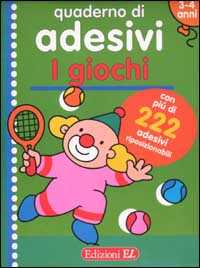 Quaderno di adesivi. I giochi