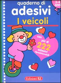 Quaderno di adesivi. I veicoli