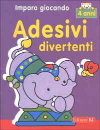 Imparo giocando. Adesivi divertenti. 4 anni