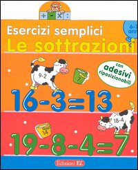 Esercizi semplici. Le sottrazioni