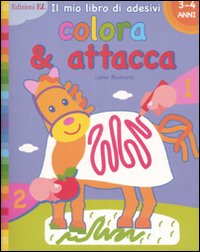 Colora & attacca. Pony. Con adesivi