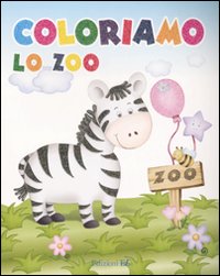 Coloriamo lo zoo. Zebra