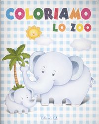 Coloriamo lo zoo. Elefante