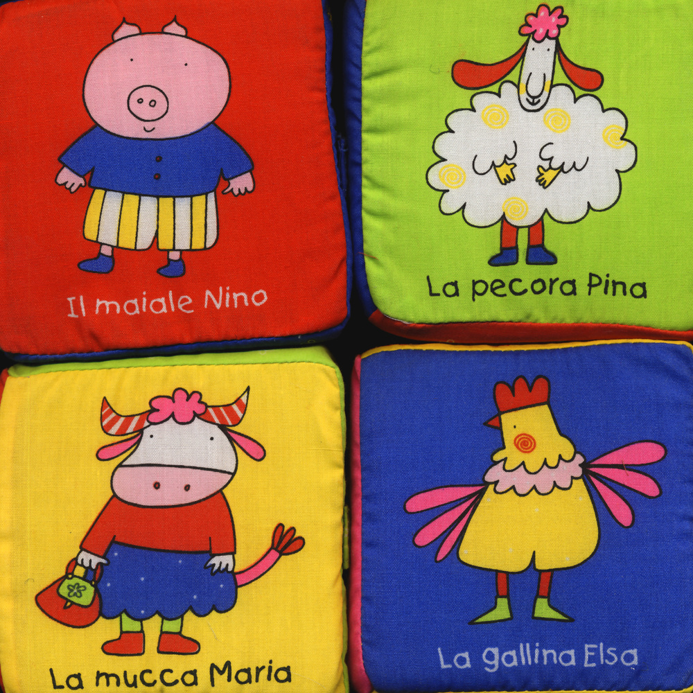 Gli animali della fattoria. Libri cubo