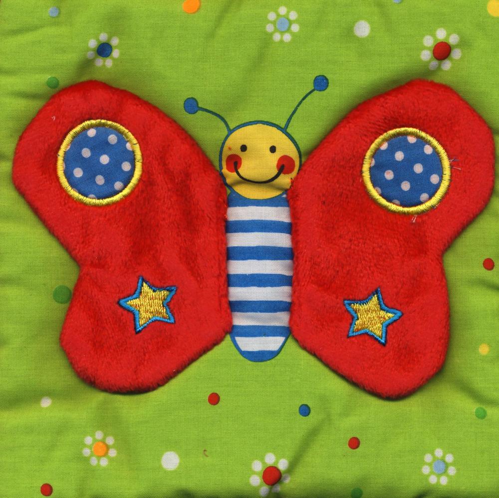 Il libro del bebè. Farfalla rossa