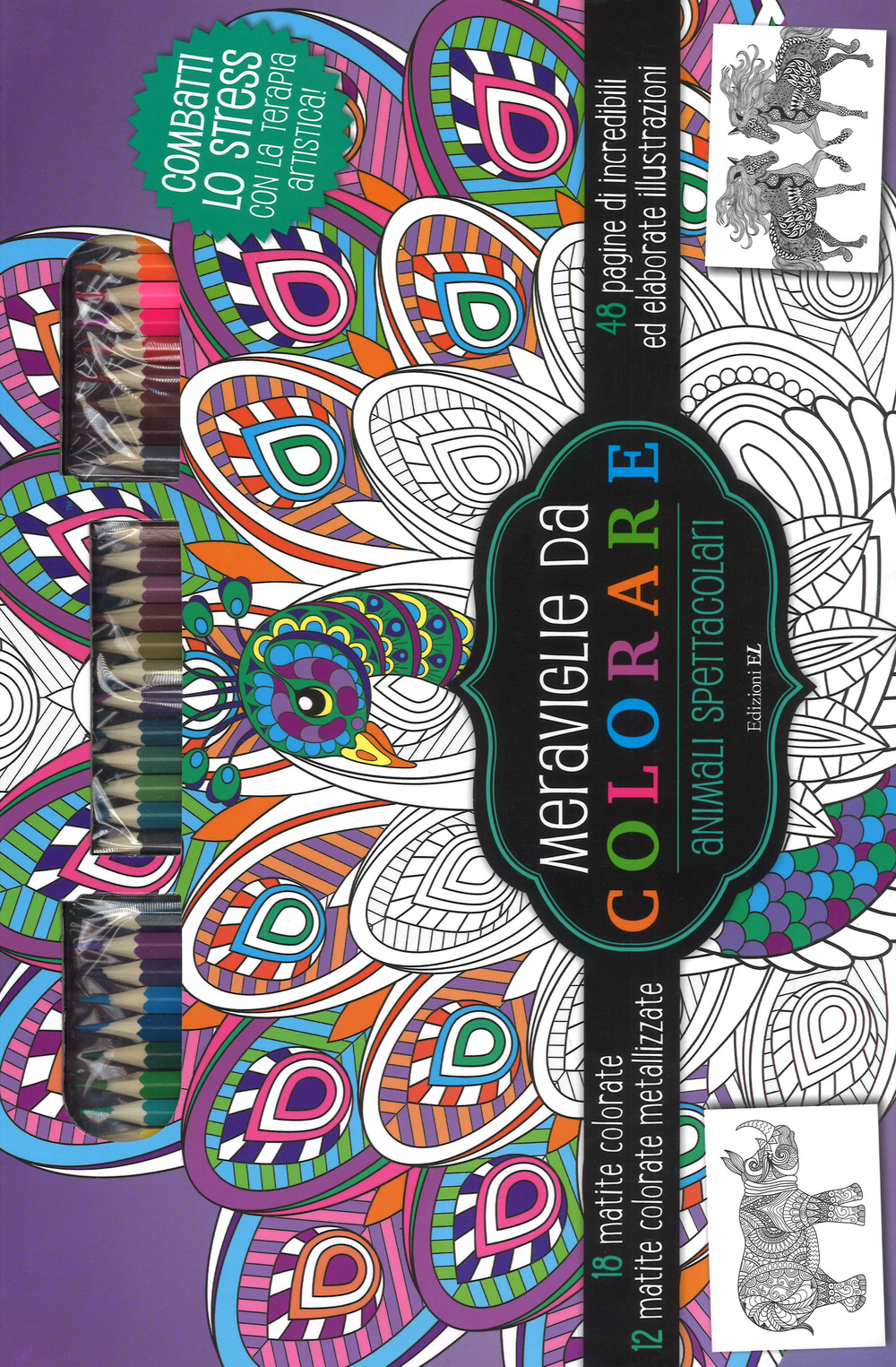 Animali spettacolari. Meraviglie da colorare