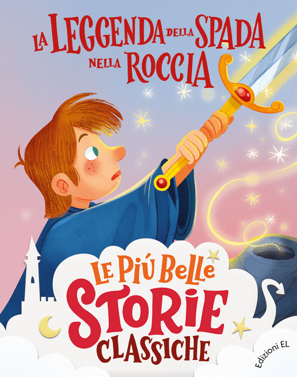 La leggenda della spada nella roccia. Stampatello maiuscolo