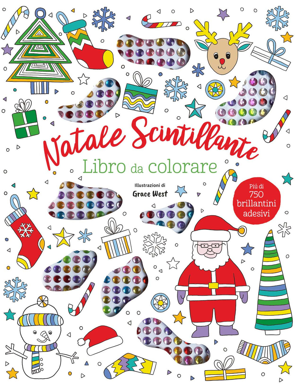 Natale scintillante. Libro da colorare