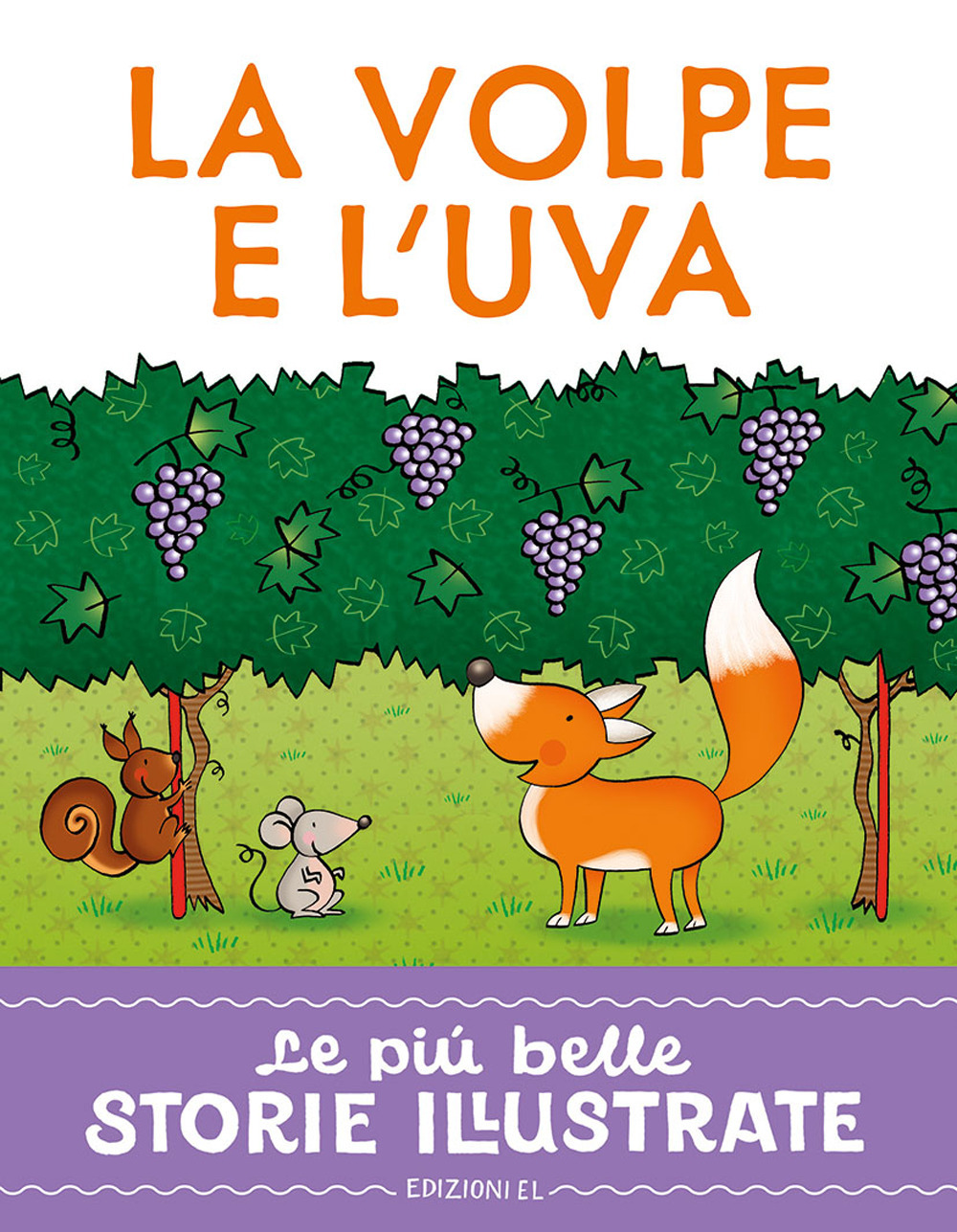 La volpe e l'uva. Stampatello maiuscolo