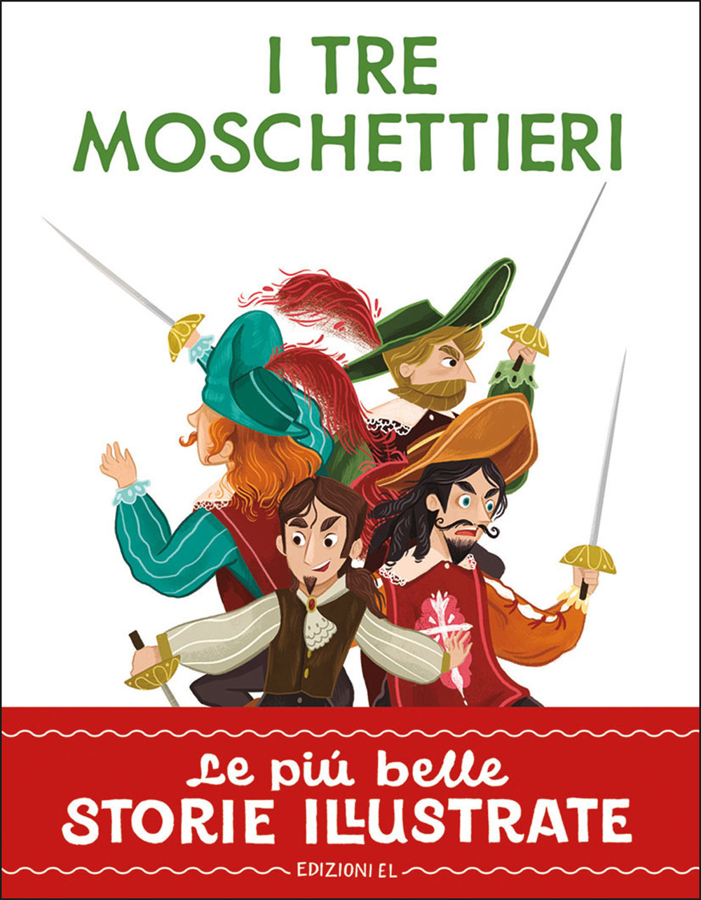 I tre moschettieri. Stampatello maiuscolo