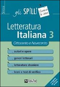 Letteratura italiana. Vol. 3: Ottocento e Novecento