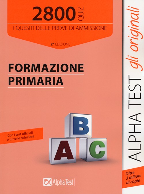 2800 quiz. Formazione primaria