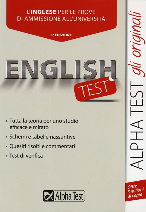 Englishtest. L'inglese per le prove di ammissione all'università