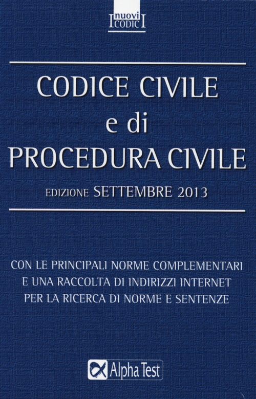 Codice civile e di procedura civile