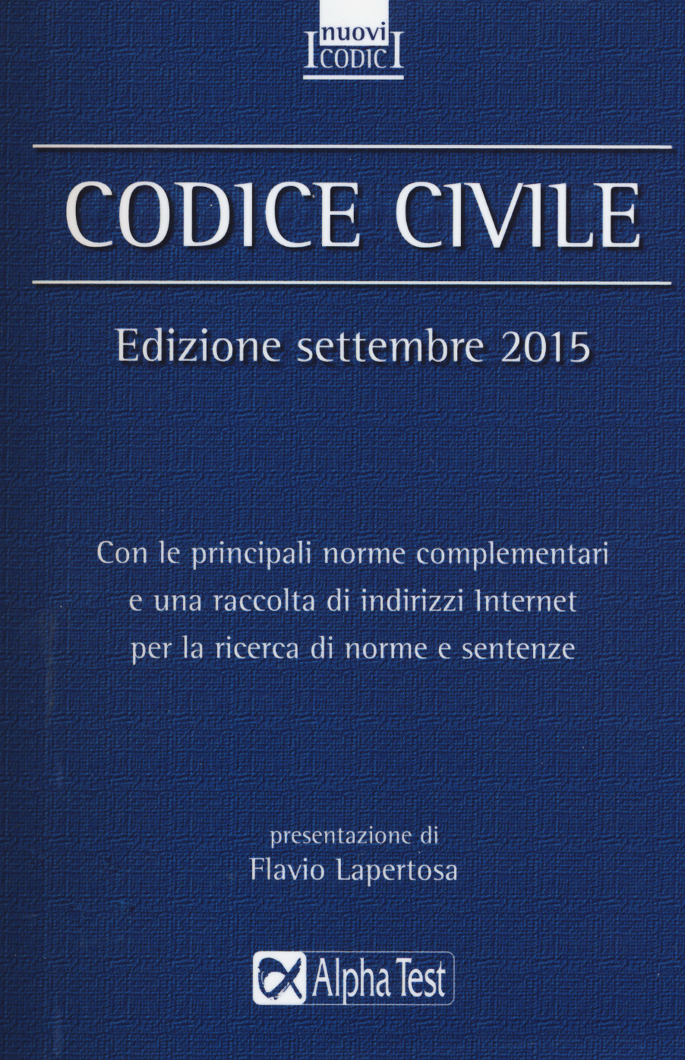 Codice civile. Settembre 2015