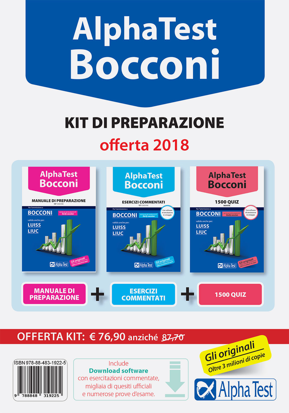 Alpha Test. Bocconi. Kit di preparazione