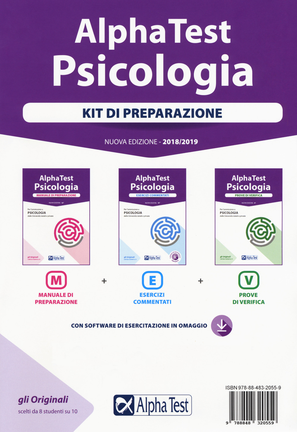 Alpha Test. Psicologia. Kit di preparazione: manuale di preparazione-Esercizi commentati-Prove di verifica