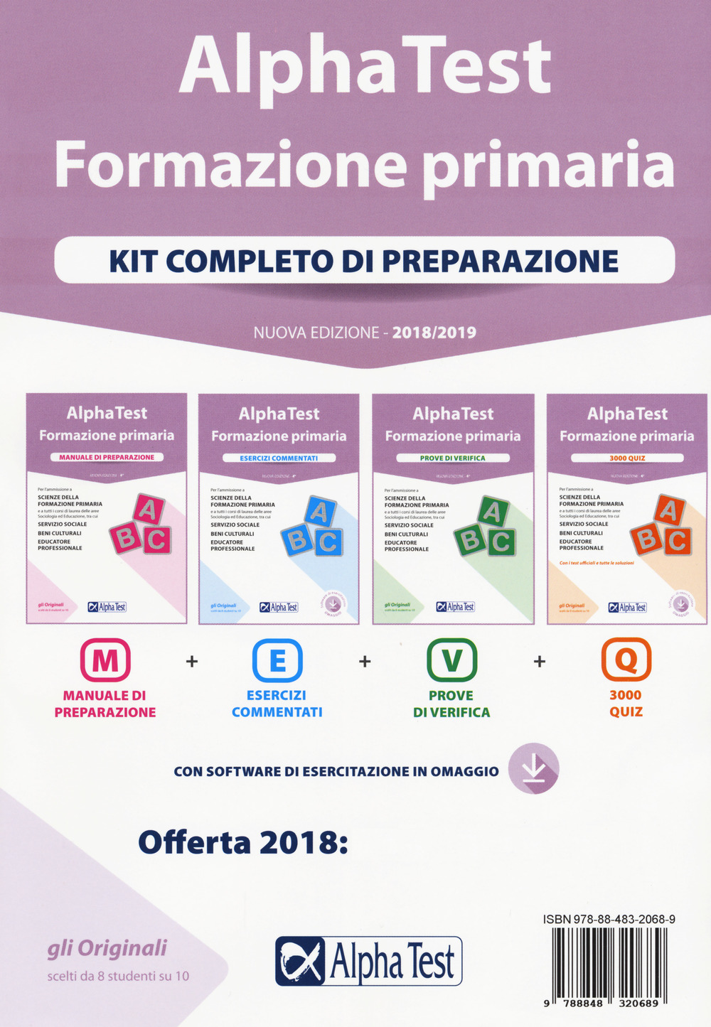 Alpha Test. Formazione primaria. Kit completo di preparazione