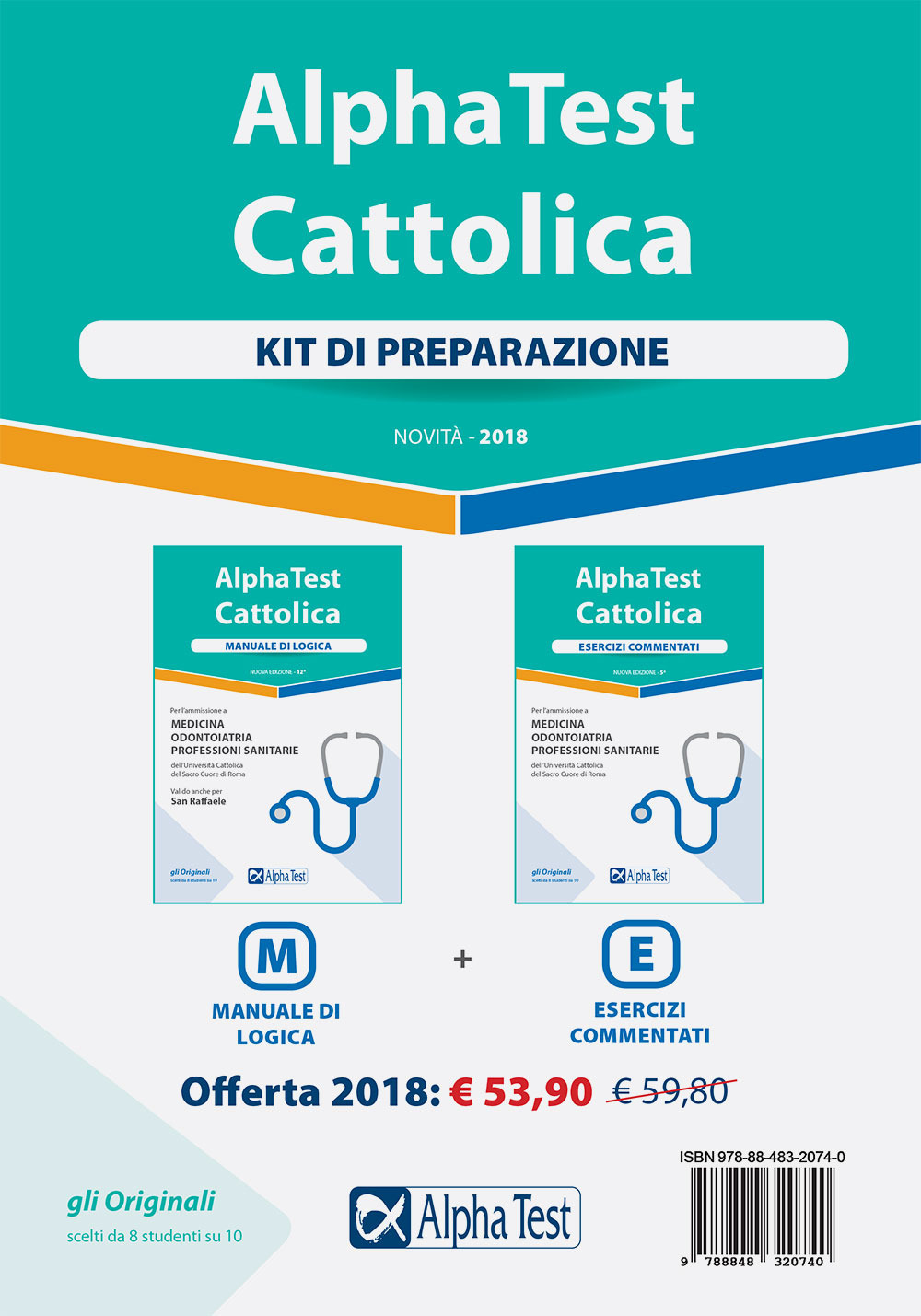 Alpha Test. Cattolica. Kit di preparazione. Manuale di logica- Esercizi commentati