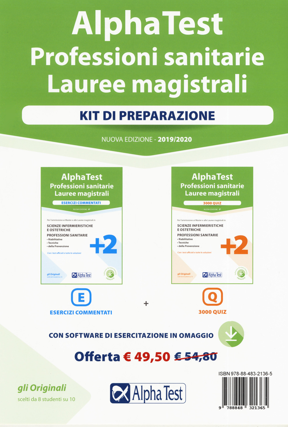 Alpha Test. Professioni sanitarie. Lauree magistrali. Kit: Esercizi commentati-3000 quiz