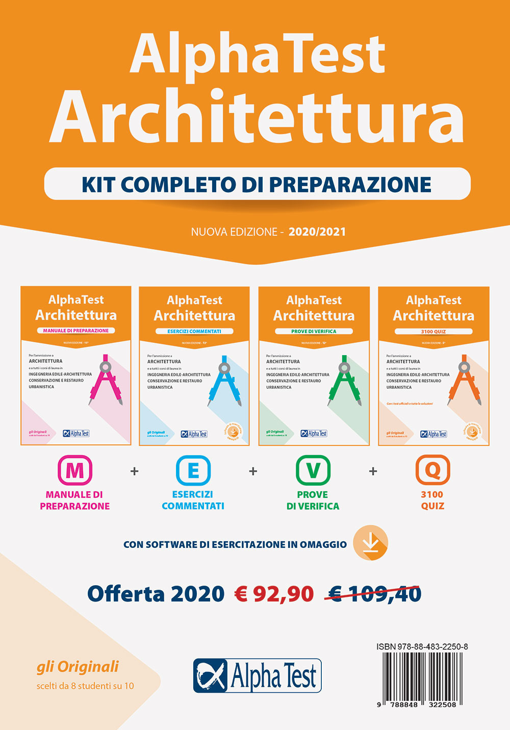Alpha Test Architettura. Kit di preparazione. Per l'ammissione a tutti i corsi di laurea in Architettura e Ingegneria Edile-Architettura, Scienze dell'architettura