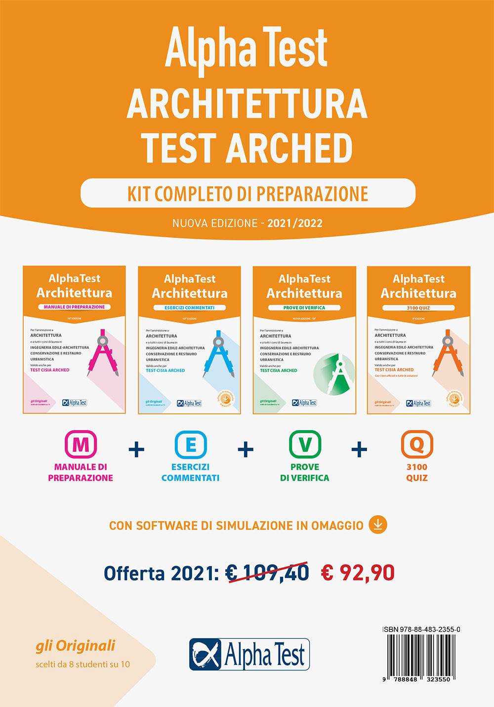 Alpha Test. Architettura. Kit completo di preparazione
