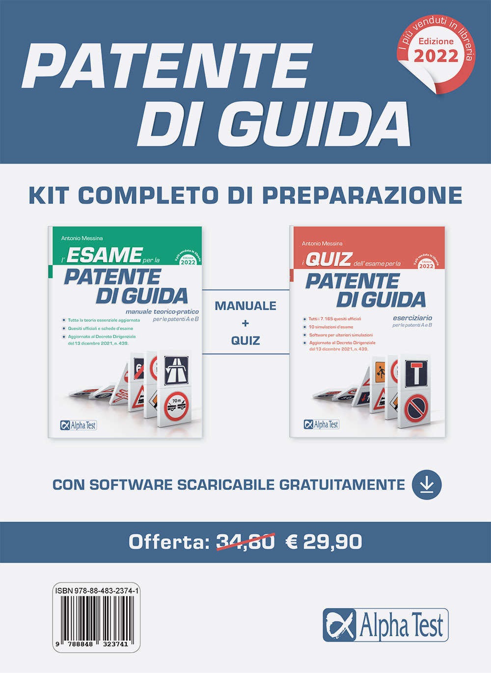 Patente di guida. Kit completo di preparazione: Manuale-Eserciziario