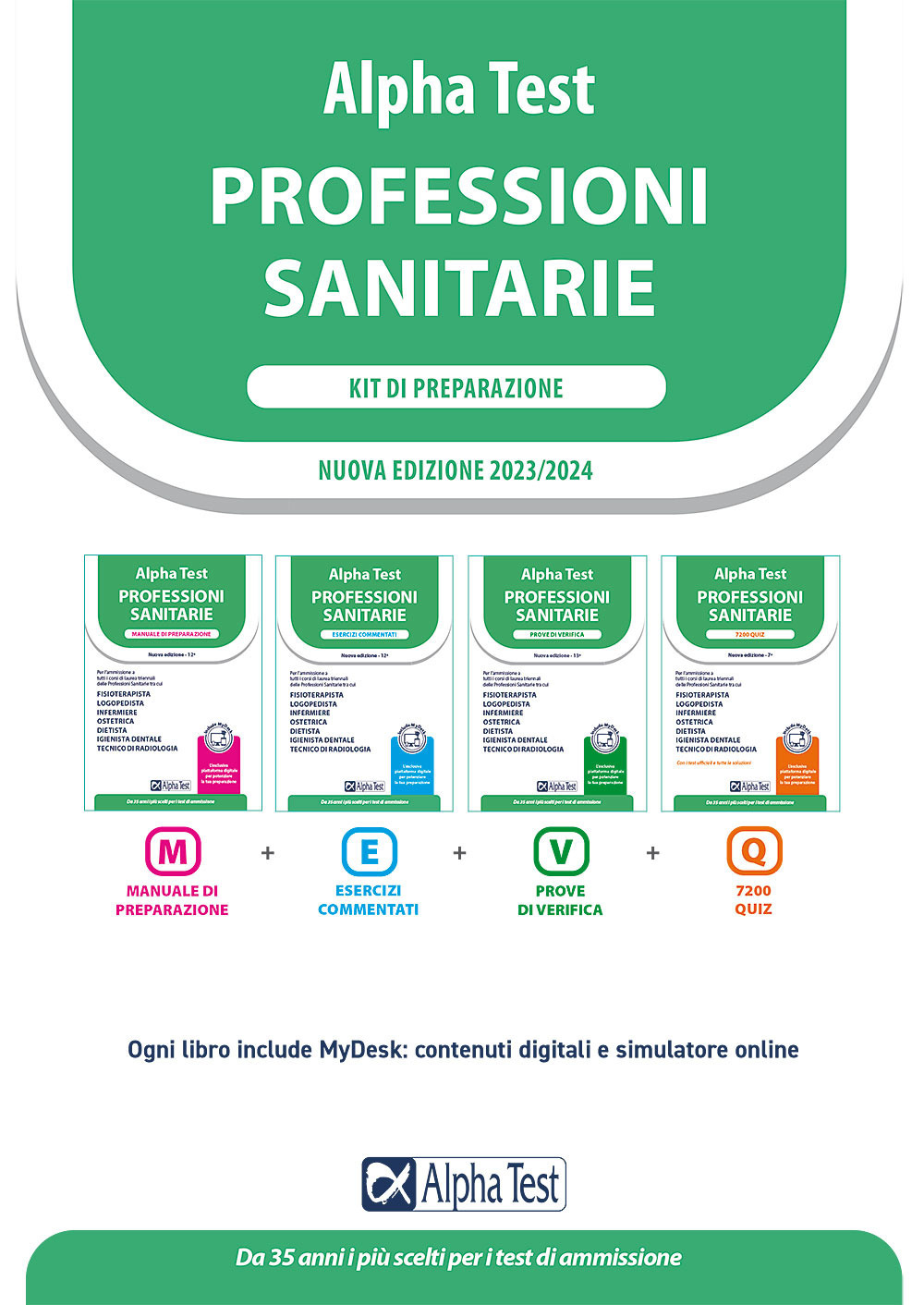 Alpha Test. Professioni sanitarie. Kit di preparazione. Ediz. MyDesk