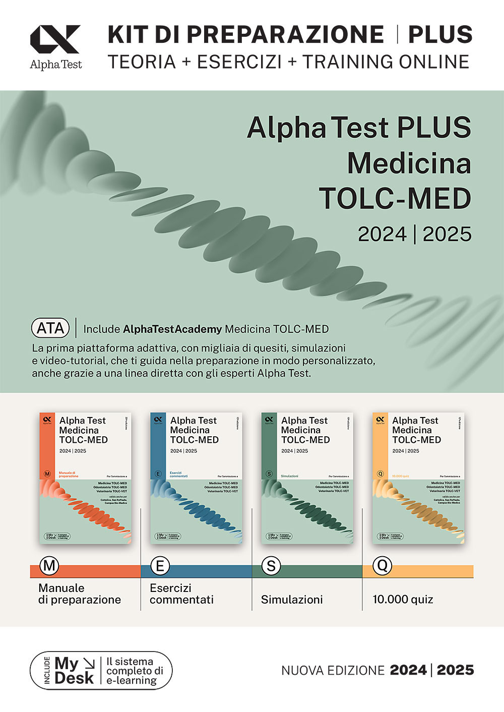 Alpha Test. Medicina. TOLC-MED. Kit di preparazione Plus. Teoria + esercizi + training online