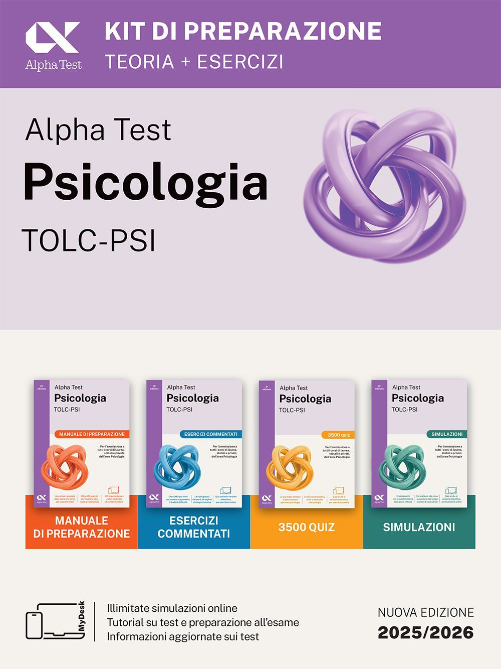 Alpha Test. Psicologia. TOLC-PSI. Kit di preparazione. Ediz. MyDesk
