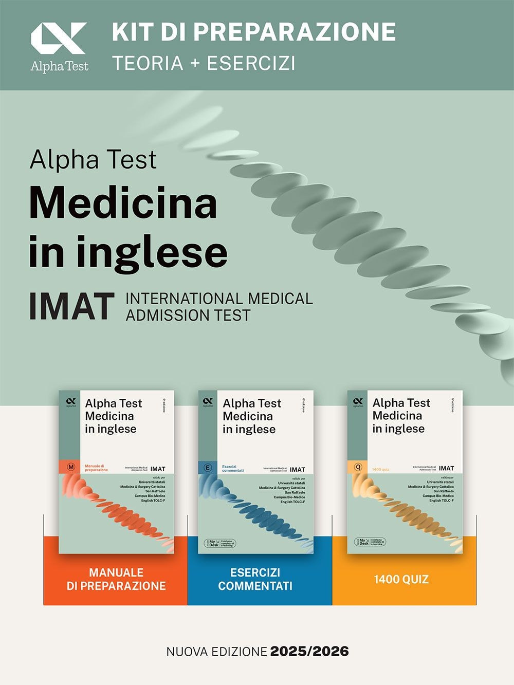 Alpha Test. Medicina in inglese. IMAT international medical admission test. Kit di preparazione. Ediz. MyDesk