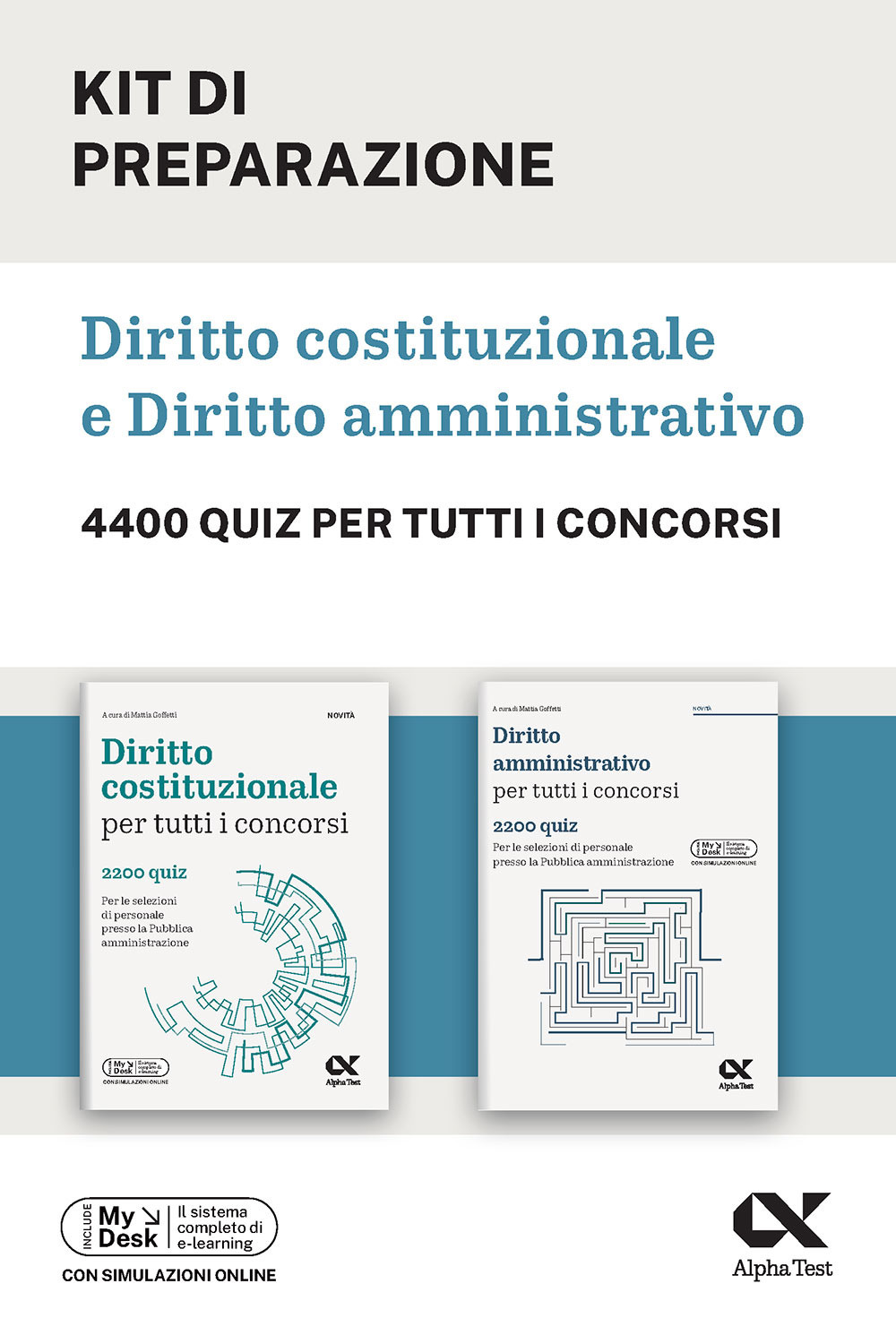 Kit diritto costituzionale e amministrativo. 4400 quiz