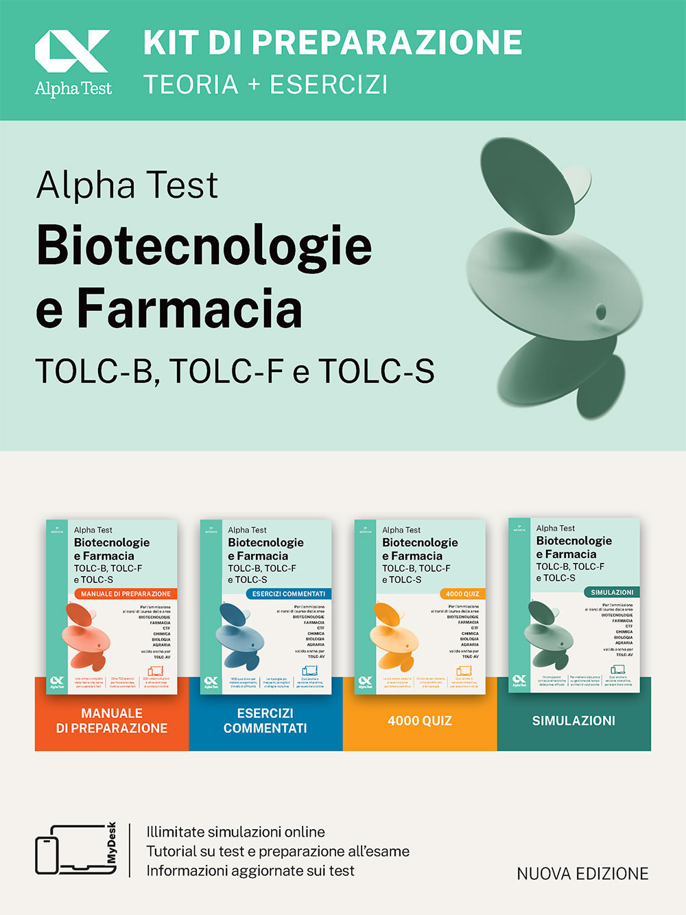 Alpha Test Biotecnologie e Farmacia TOLC-B, TOLC-F e TOLC-S. Kit di preparazione. Per TOLC-B, TOLC-F, TOLC-S, TOLC-AV
