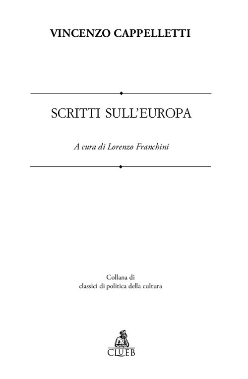 Scritti sull'Europa