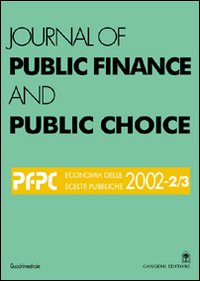 Journal of public finance and public choice. Economia delle scelte pubbliche. Vol. 2