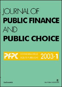 Journal of public finance and public choice. Economia delle scelte pubbliche. Vol. 1