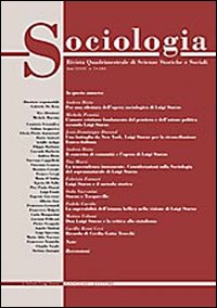 Sociologia. Rivista quadrimestrale di scienze storiche e sociali. Vol. 3