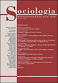 Sociologia. Rivista quadrimestrale di scienze storiche e sociali. Vol. 1