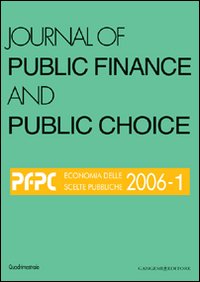 Journal of public finance and public choice. Economia delle scelte pubbliche. Vol. 1