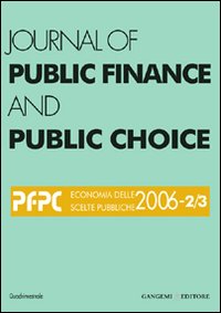 Journal of public finance and public choice (2006) vol. 2-3
