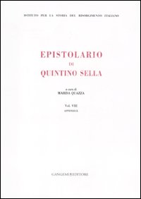 Epistolario. Vol. 8: Appendice
