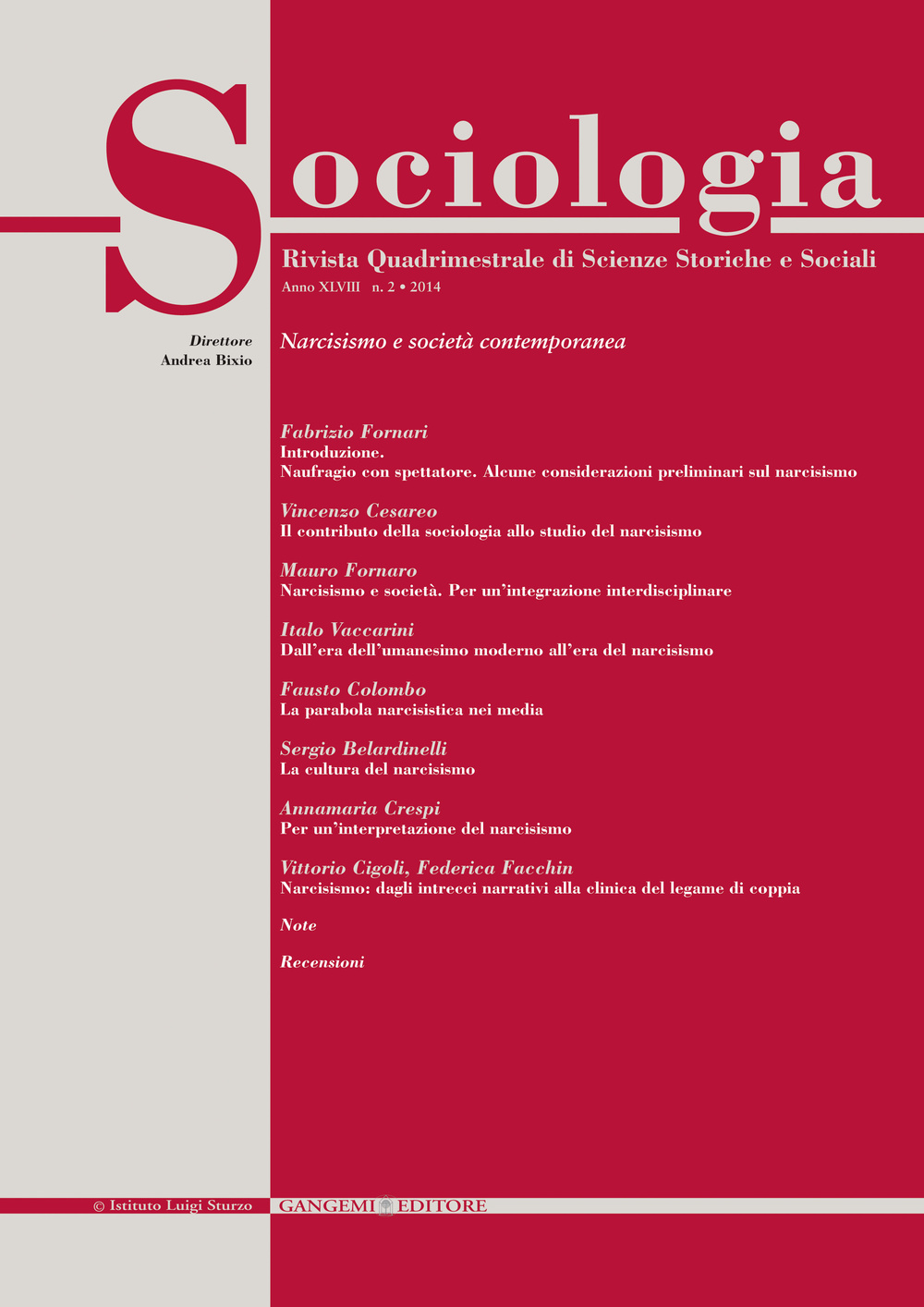 Sociologia. Rivista quadrimestrale di scienze storiche e sociali. Vol. 2