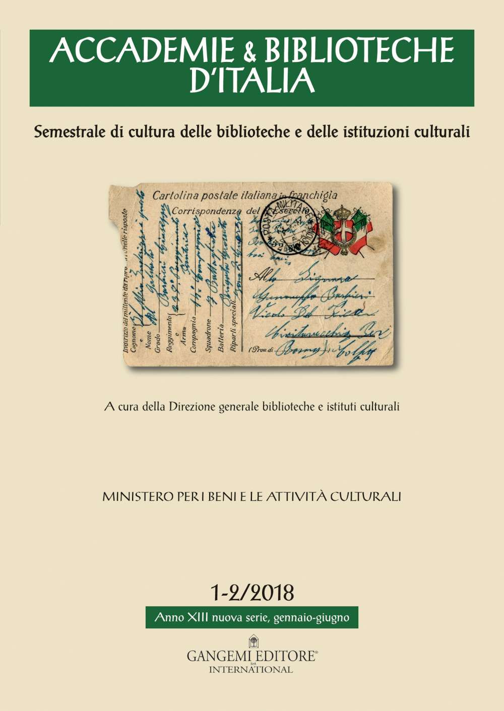 Accademie & biblioteche d'Italia. Vol. 1-2