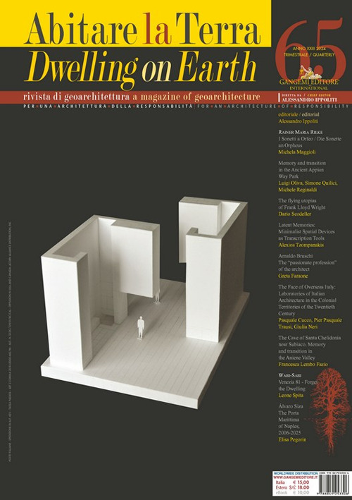 Abitare la terra-Dwelling on earth. Vol. 65