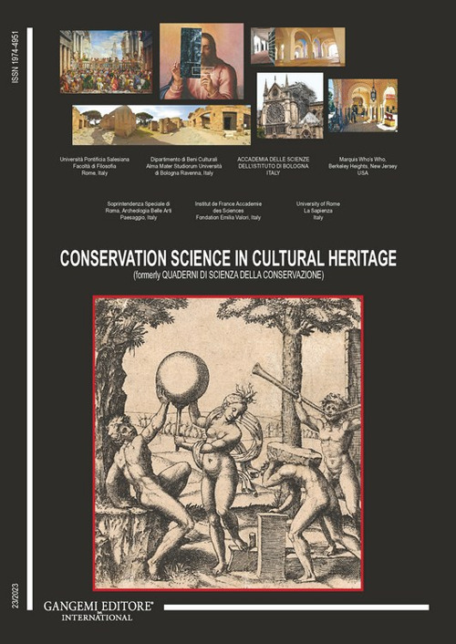 Conservation science in cultural heritage (formerly Quaderni di scienza della conservazione). Vol. 23