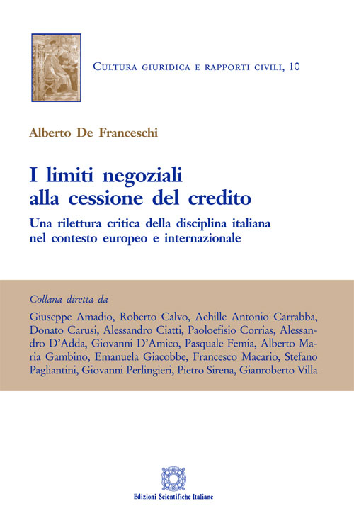 I limiti negoziali alla cessione del credito