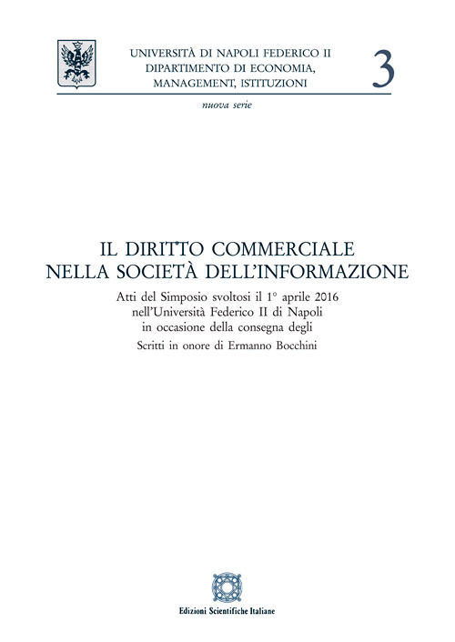 Il diritto commerciale nella società dell'informazione